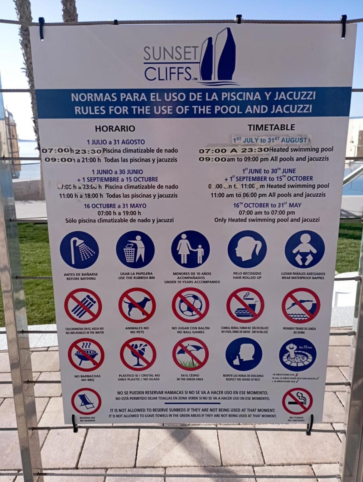 Sunset Cliffs Sea & Sky Apartments Benidorm Kültér fotó